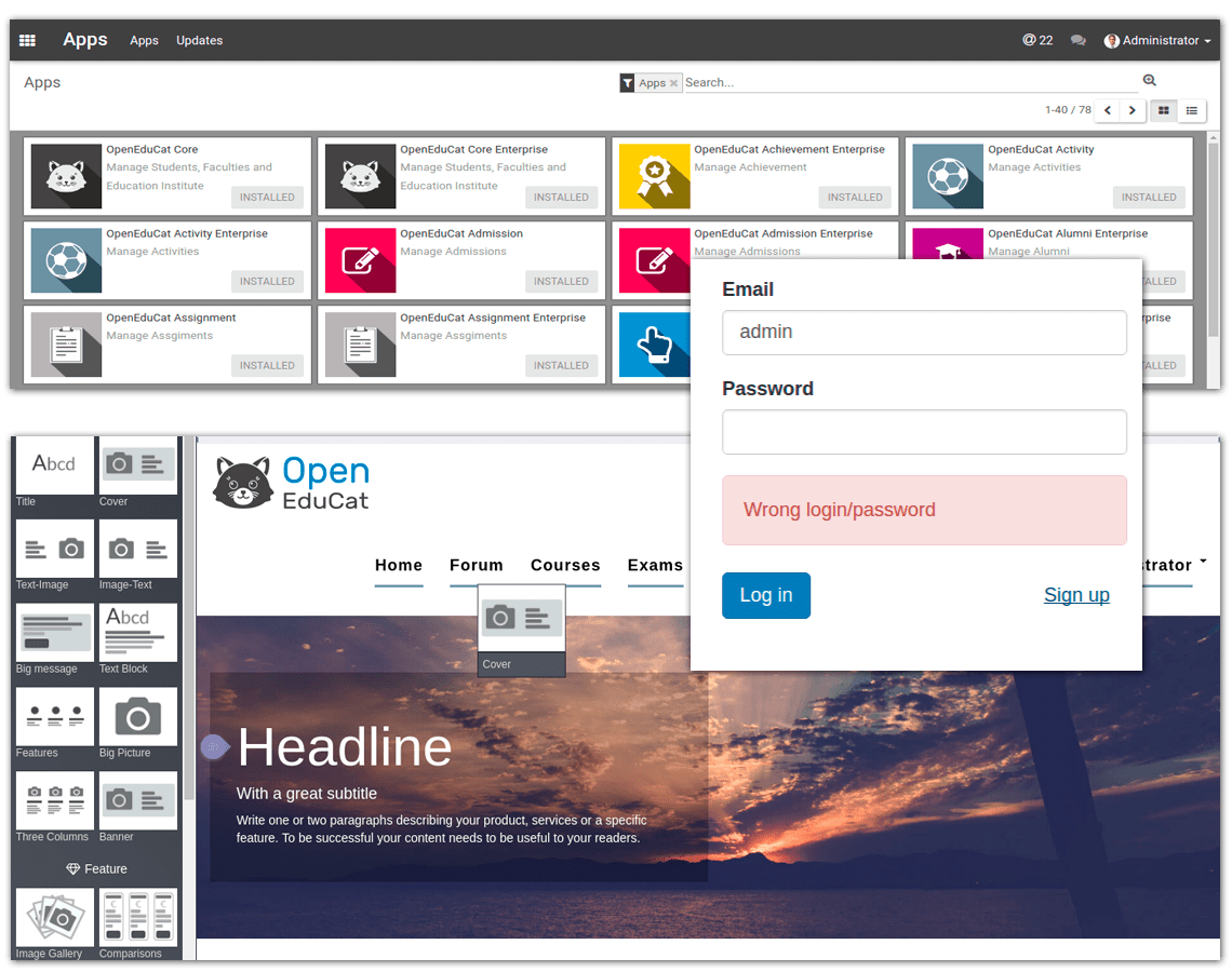 Customisable open source